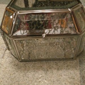 New Glass Keepsake Box